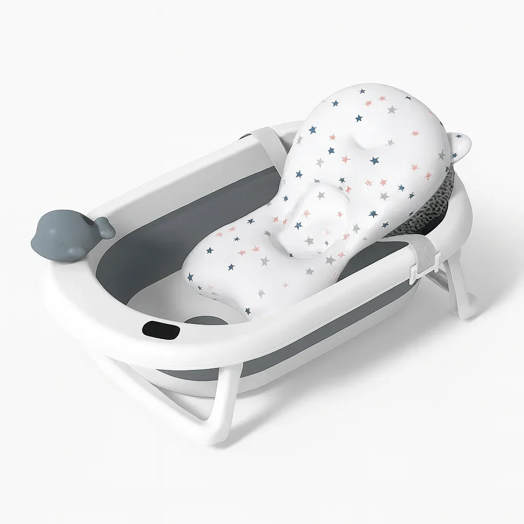 Toimoys 4‑in‑1 Foldable Baby Bath Set — Bath — Chikaro
