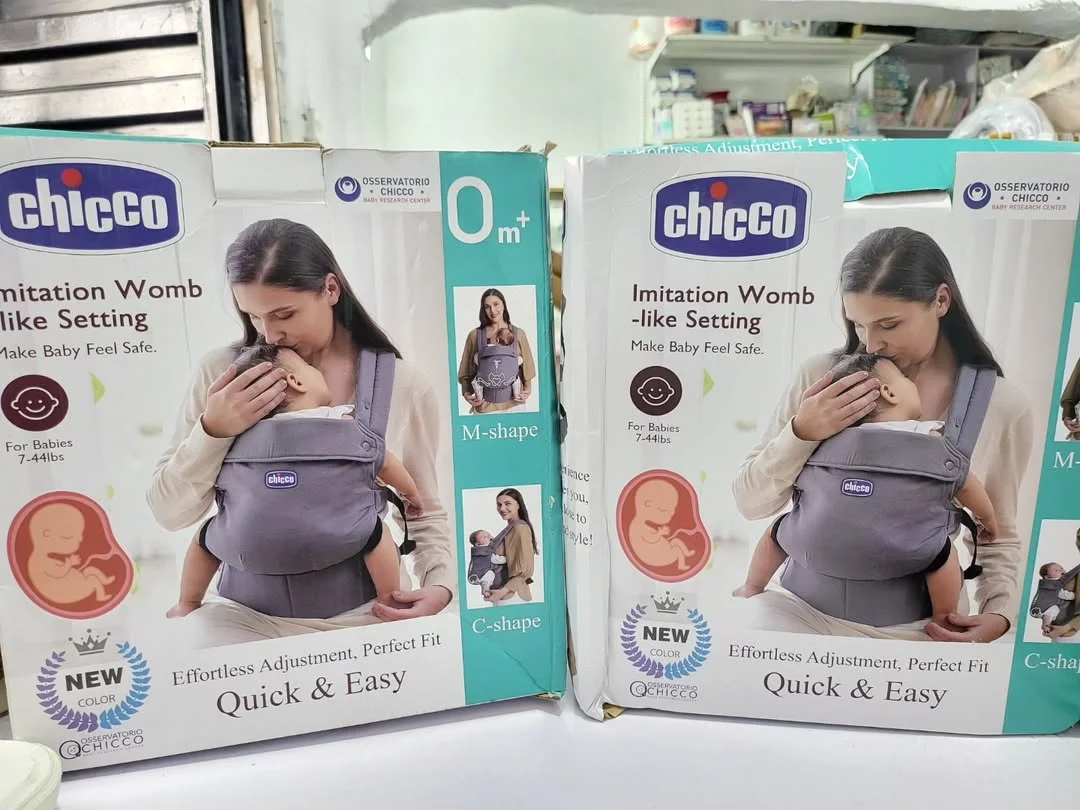 Chicco Baby Carrier – Adjustable, Foldable Neck Pad, Padded Comfort — Mom Essentials — Chikaro