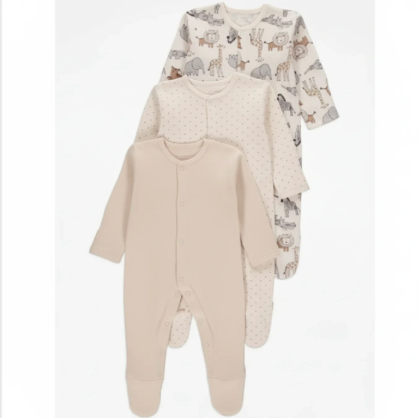 George Snap Buttons Baby Sleepsuit – Comfort & Convenience for Little Ones — Baby Clothing — Chikaro