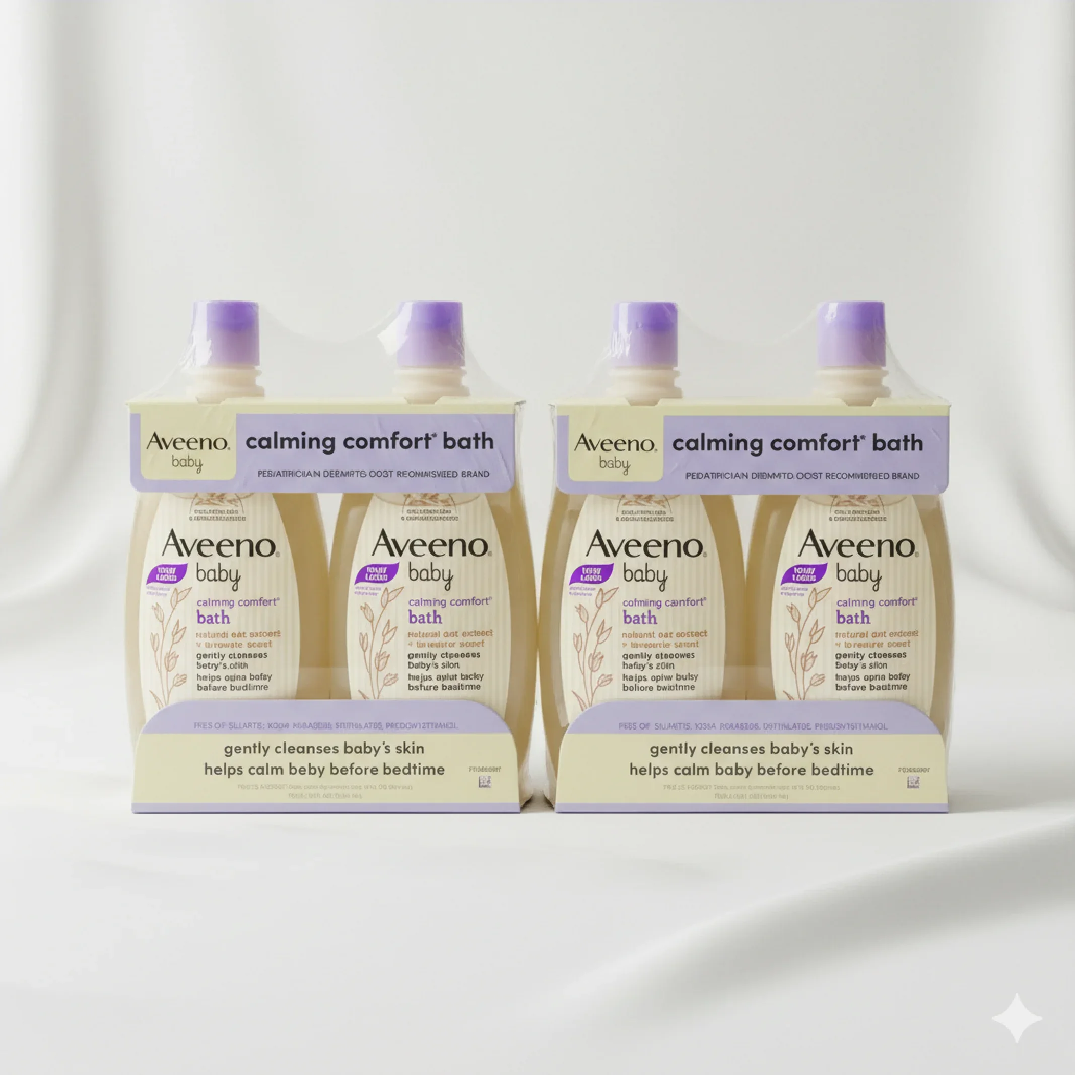 Aveeno Baby Calming Comfort Bath Wash(532ml), Tear-Free — Bath — Chikaro