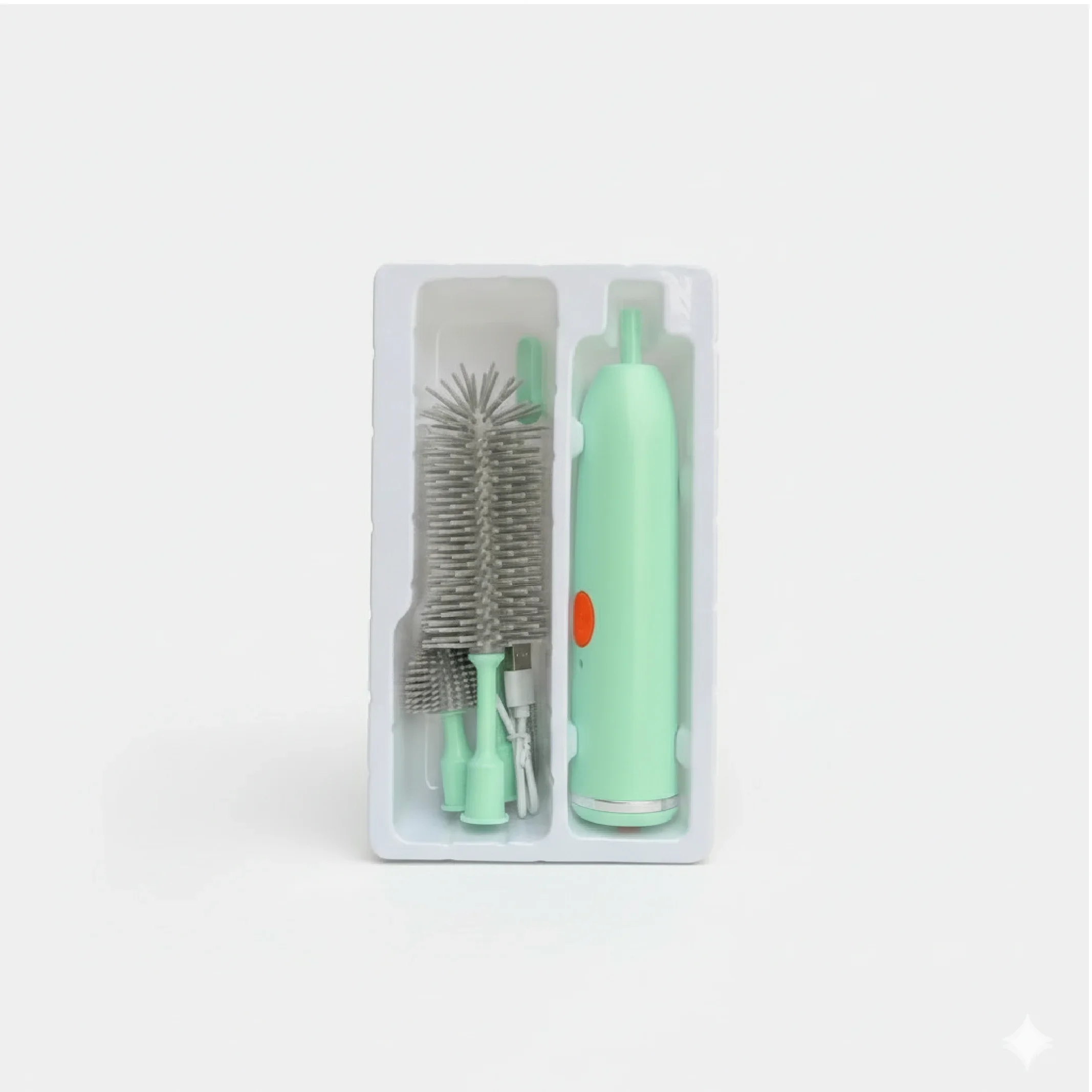 Electric Bottle & Feeder Cleaning Brush – Cleaner for Baby Bottles and Accessories — Feeding — Chikaro