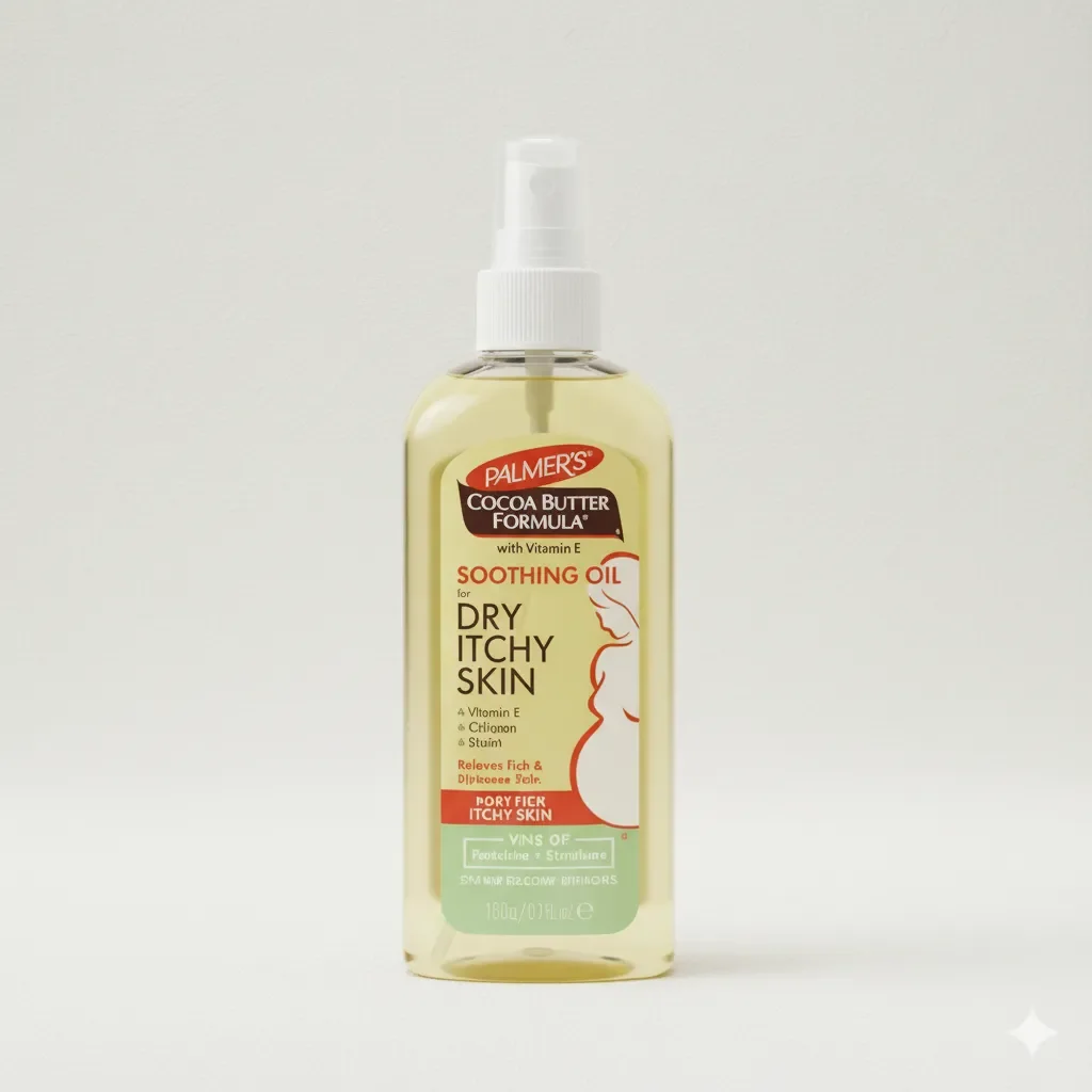 Palmer’s Cocoa Butter Soothing Oil – Stretch Mark & Itch Relief Oil for Pregnant Moms — Pregnancy — Chikaro