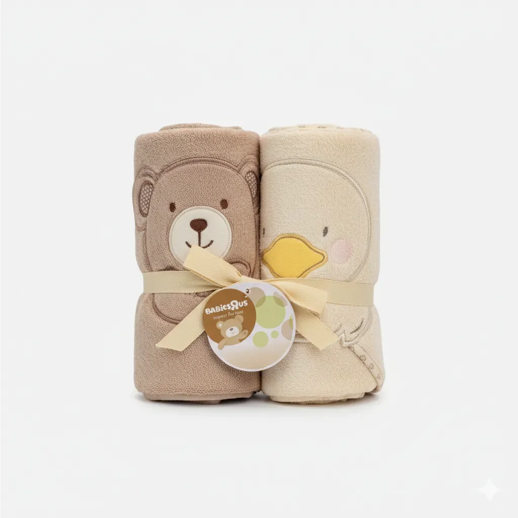 Baby Quality 2in1 Hooded Towel – Soft Absorbent Bath Towel & Cozy Wrap for Babies — Bath — Chikaro