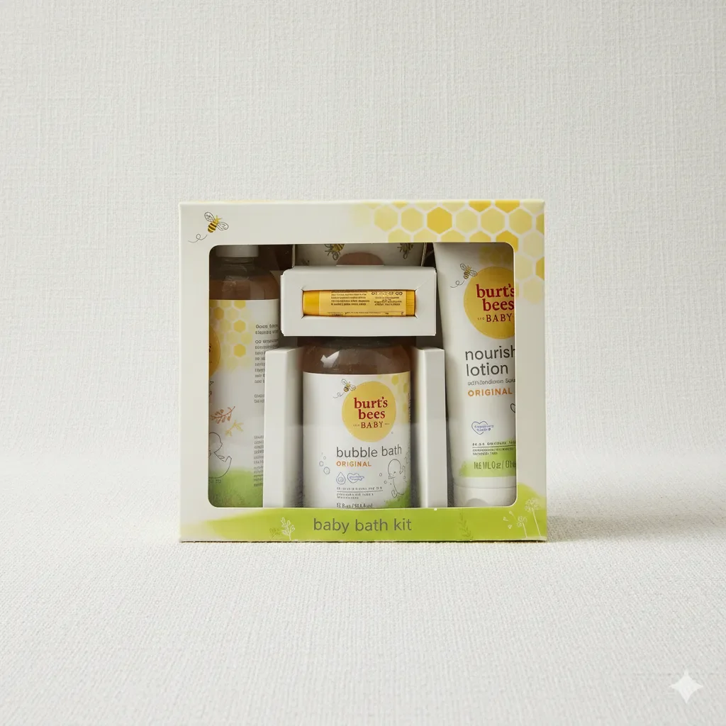 Burt’s Bees Baby Bath Kit 5 Pieces Set — Bath — Chikaro