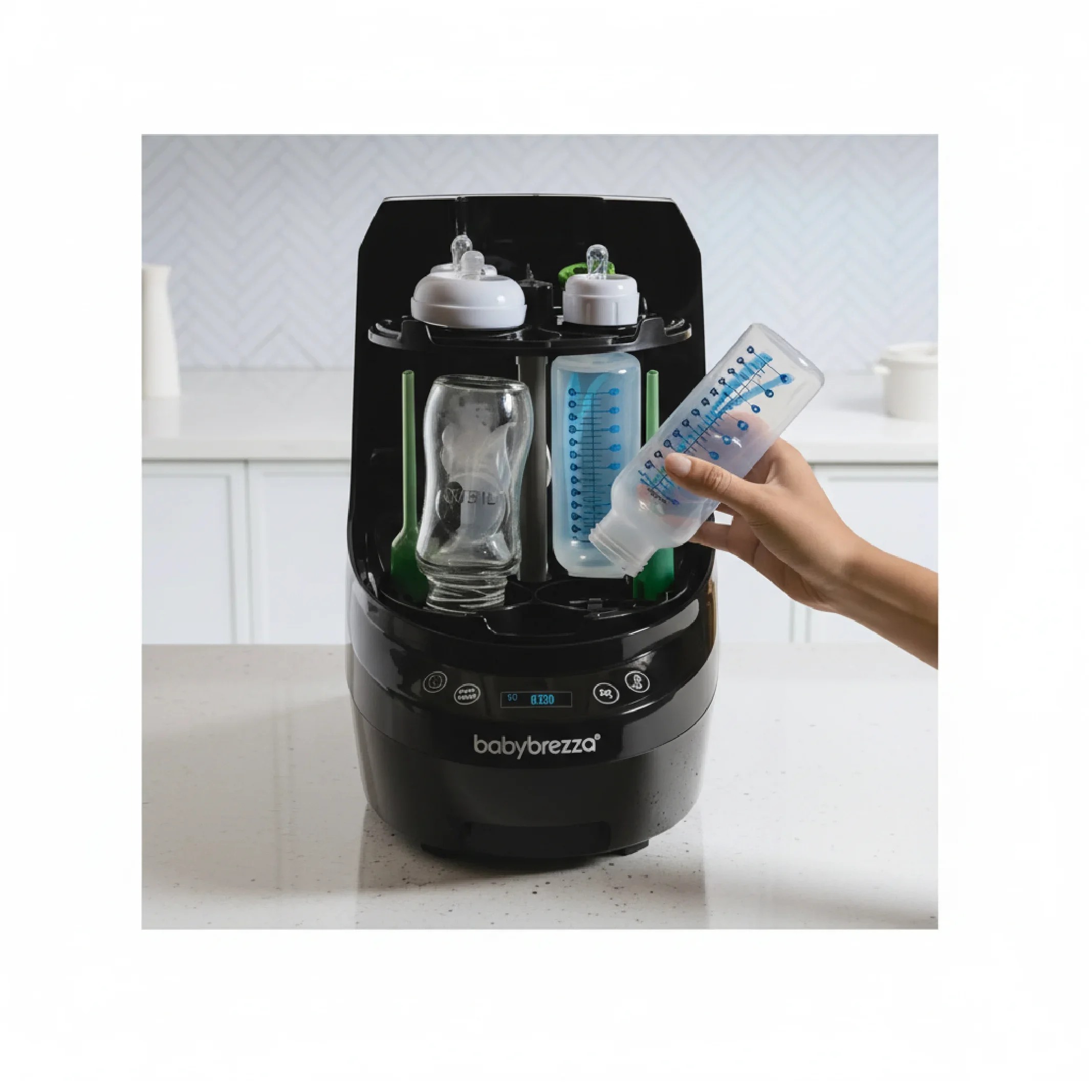 Baby Brezza Bottle Washer Pro – Baby Bottle Washer, Sterilizer & Dryer All-in-One — Feeding — Chikaro
