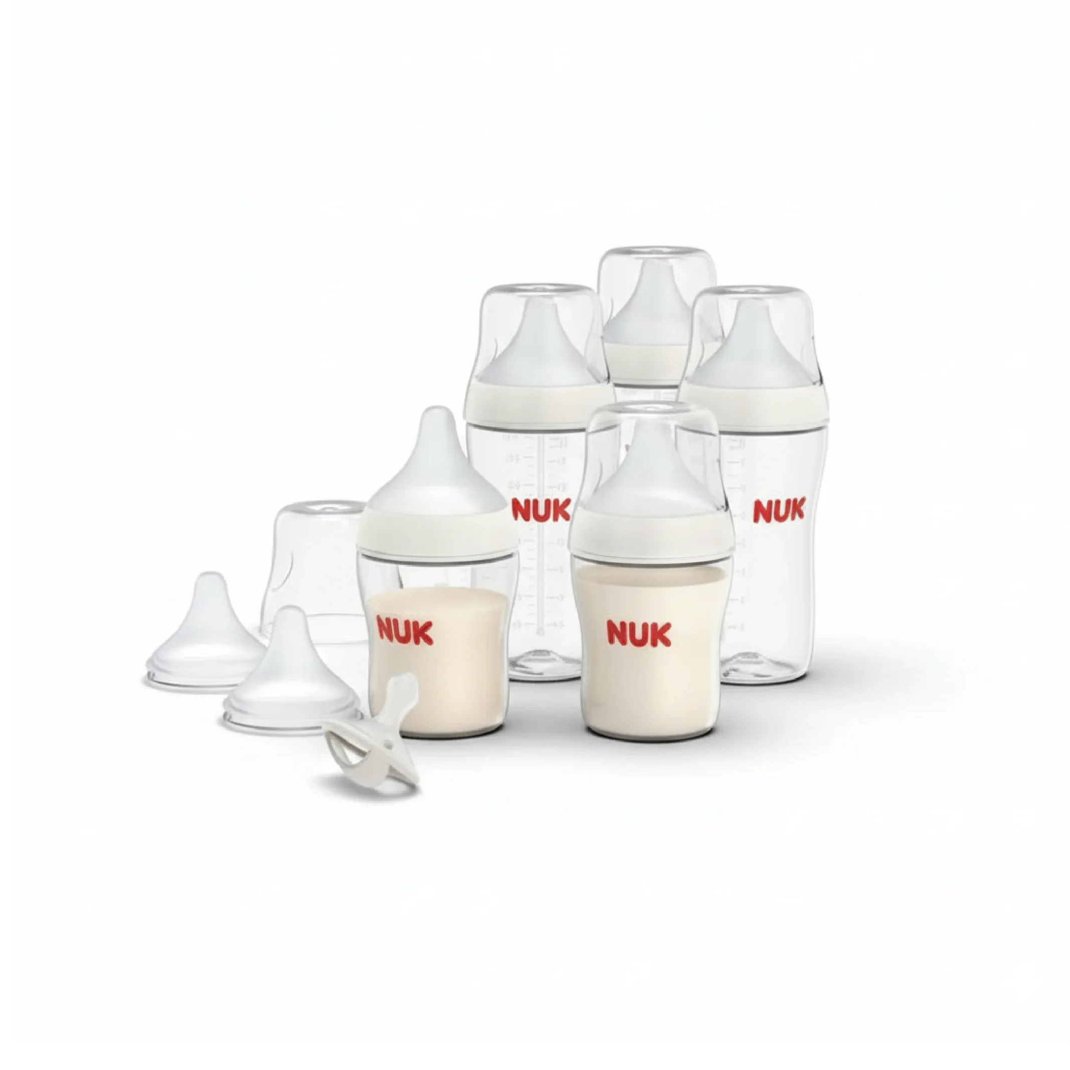 NUK Baby Feeding Bottle Set – 3 Anti-Colic Bottles (10 oz / 300 ml) with Safe Temperature Indicator — Feeding — Chikaro