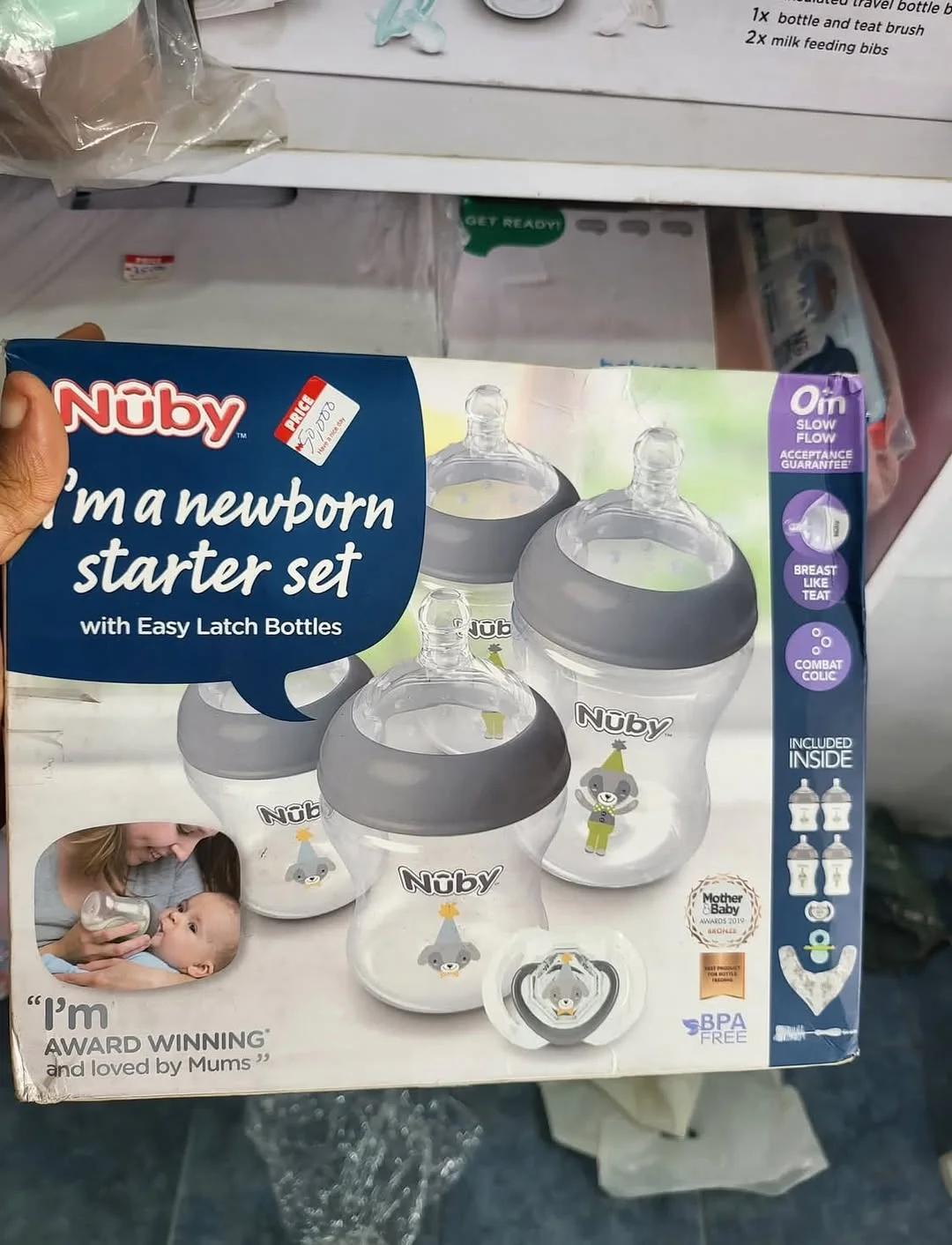 Nuby Natural Touch Baby Bottle – Easy Latch Soft Nipple with Advanced Anti-Colic Feeding System — Feeding — Chikaro