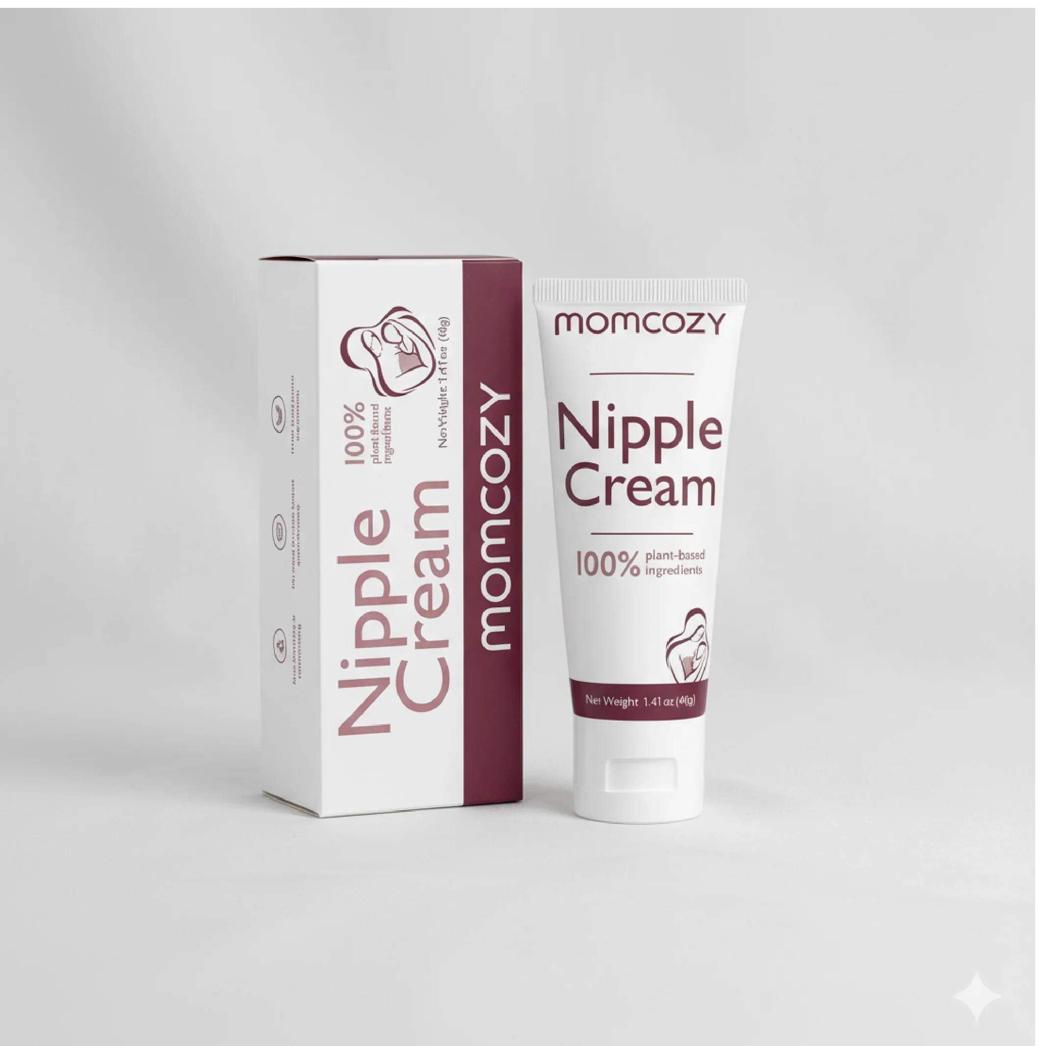 Momcozy Nipple Cream – 100% Natural Lanolin-Free Nipple Balm for Breastfeeding &amp; Pumping Moms (1.41 oz) — Nursing — Chikaro