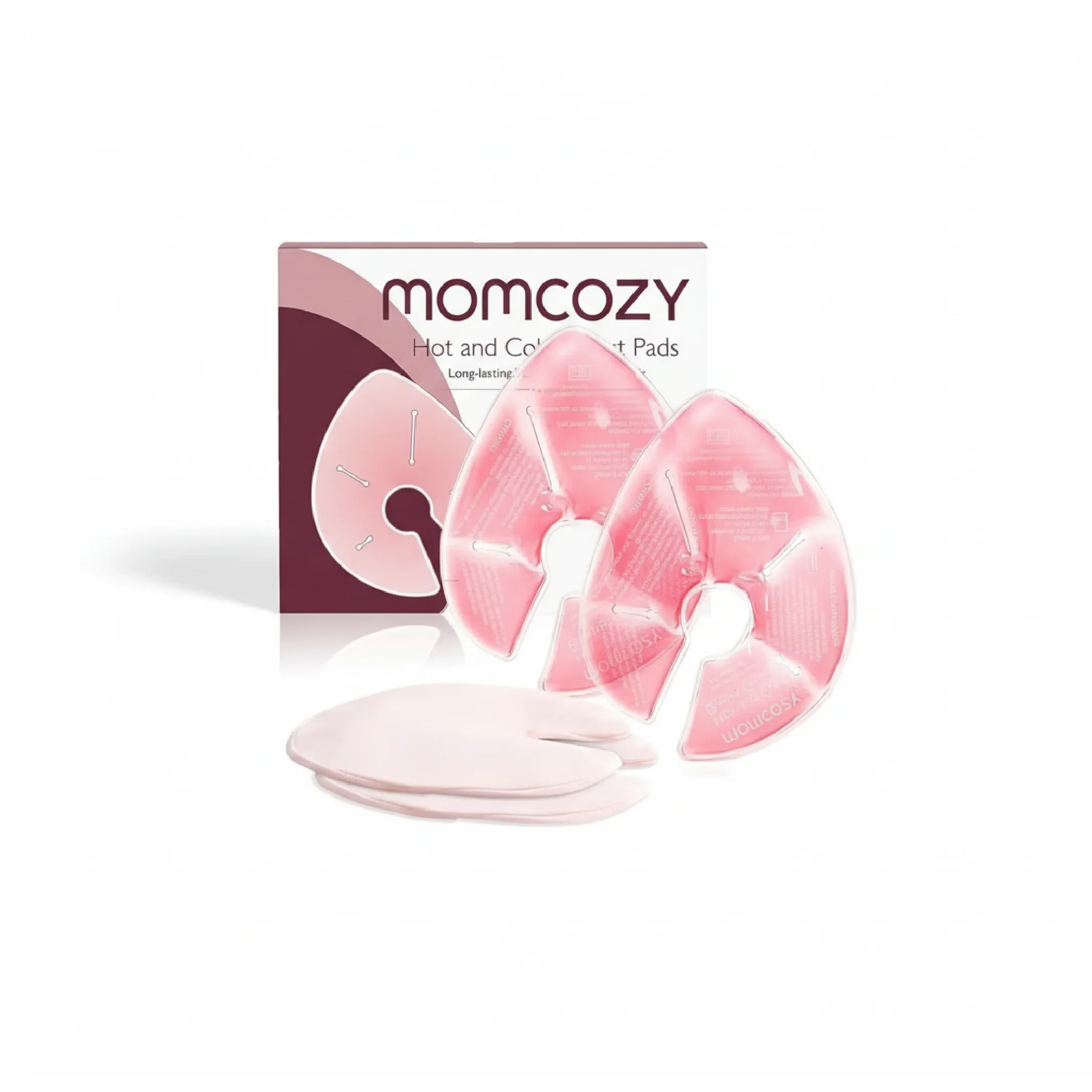 Momcozy Larger Breast Therapy Packs – Hot &amp; Cold Breast Pads with 2 Soft Covers (2 Pack) — Nursing — Chikaro