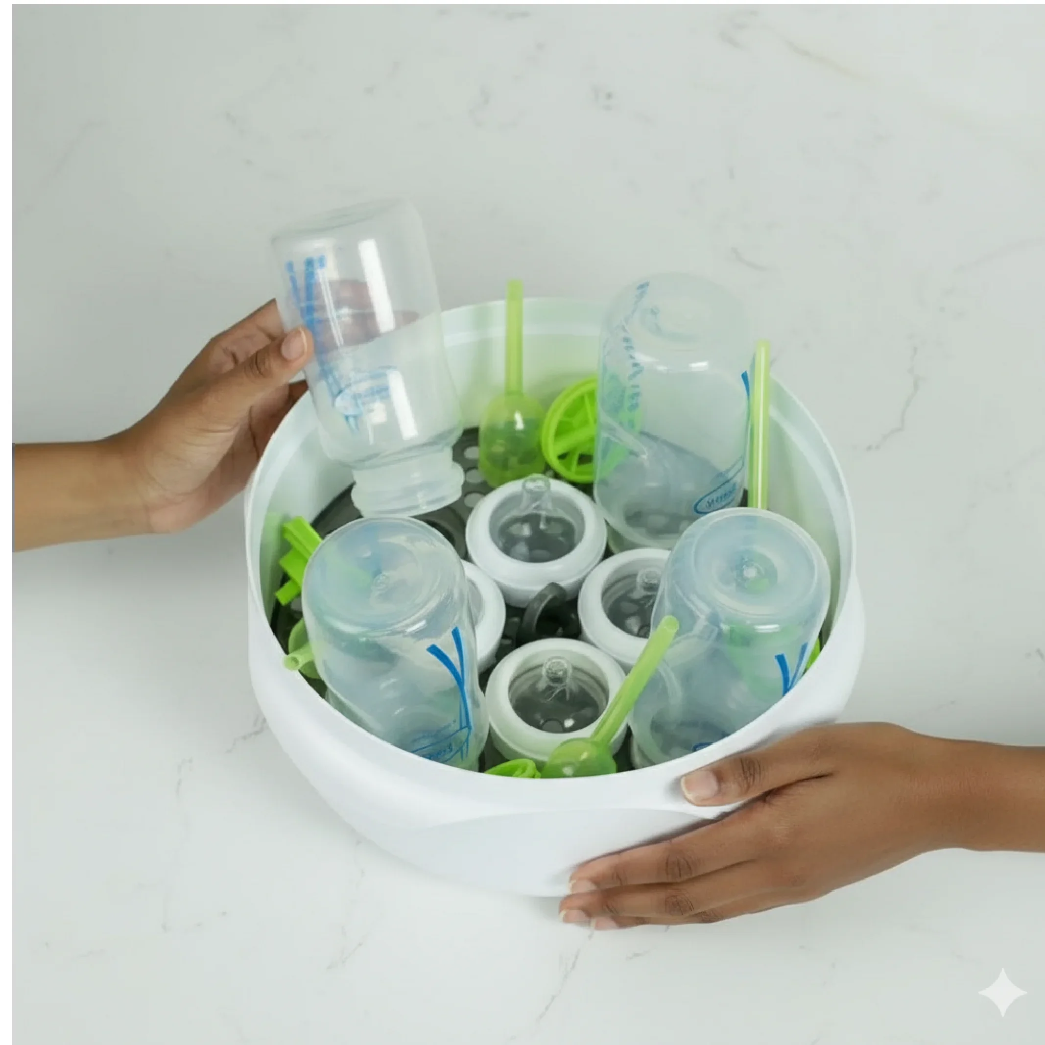 Dr. Brown’s Microwave Steam Sterilizer – Fast & Effective Baby Bottle & Accessories Sterilization — Feeding — Chikaro