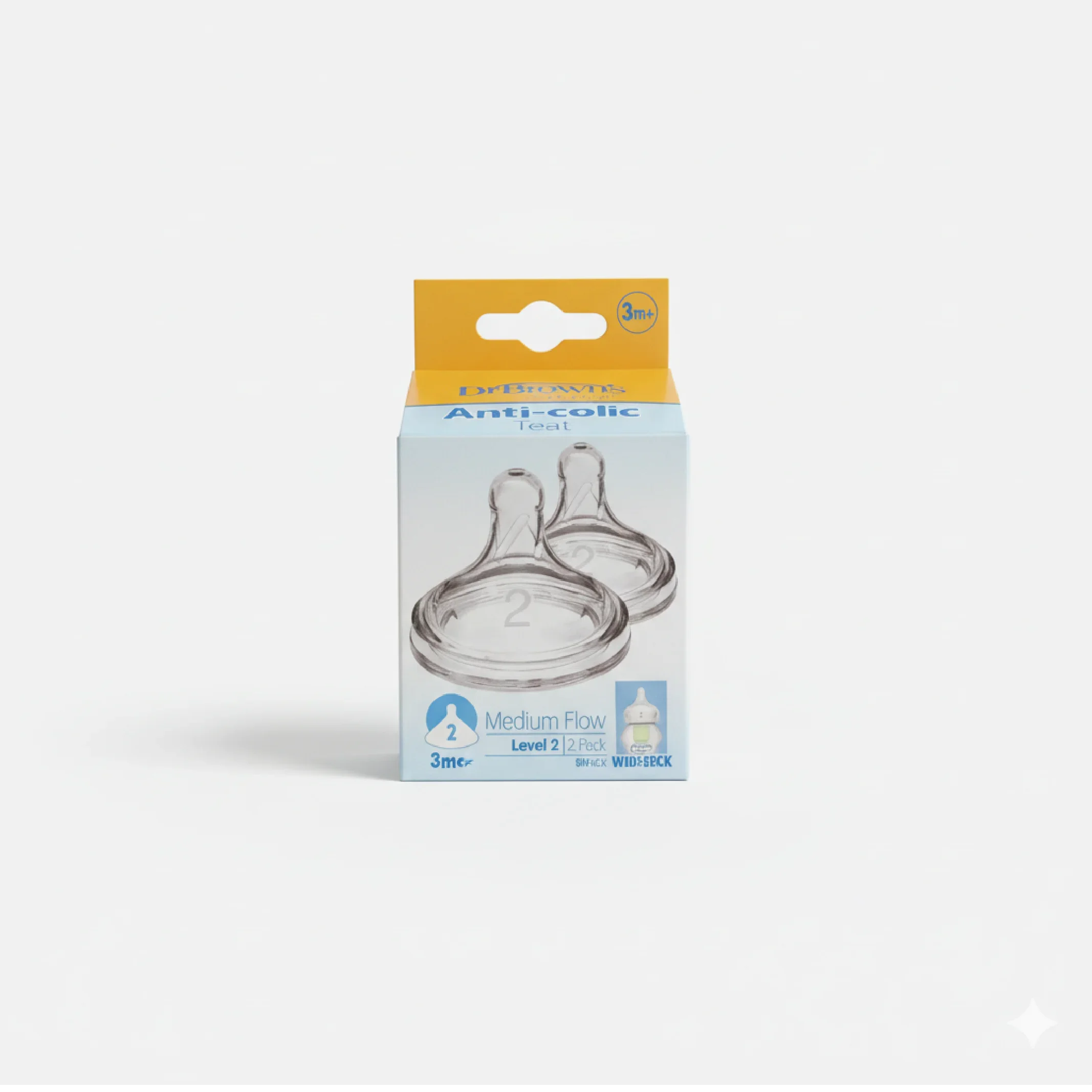Dr. Brown’s Anti-Colic Bottle Teats – Breast-Like Silicone Nipples — Feeding — Chikaro