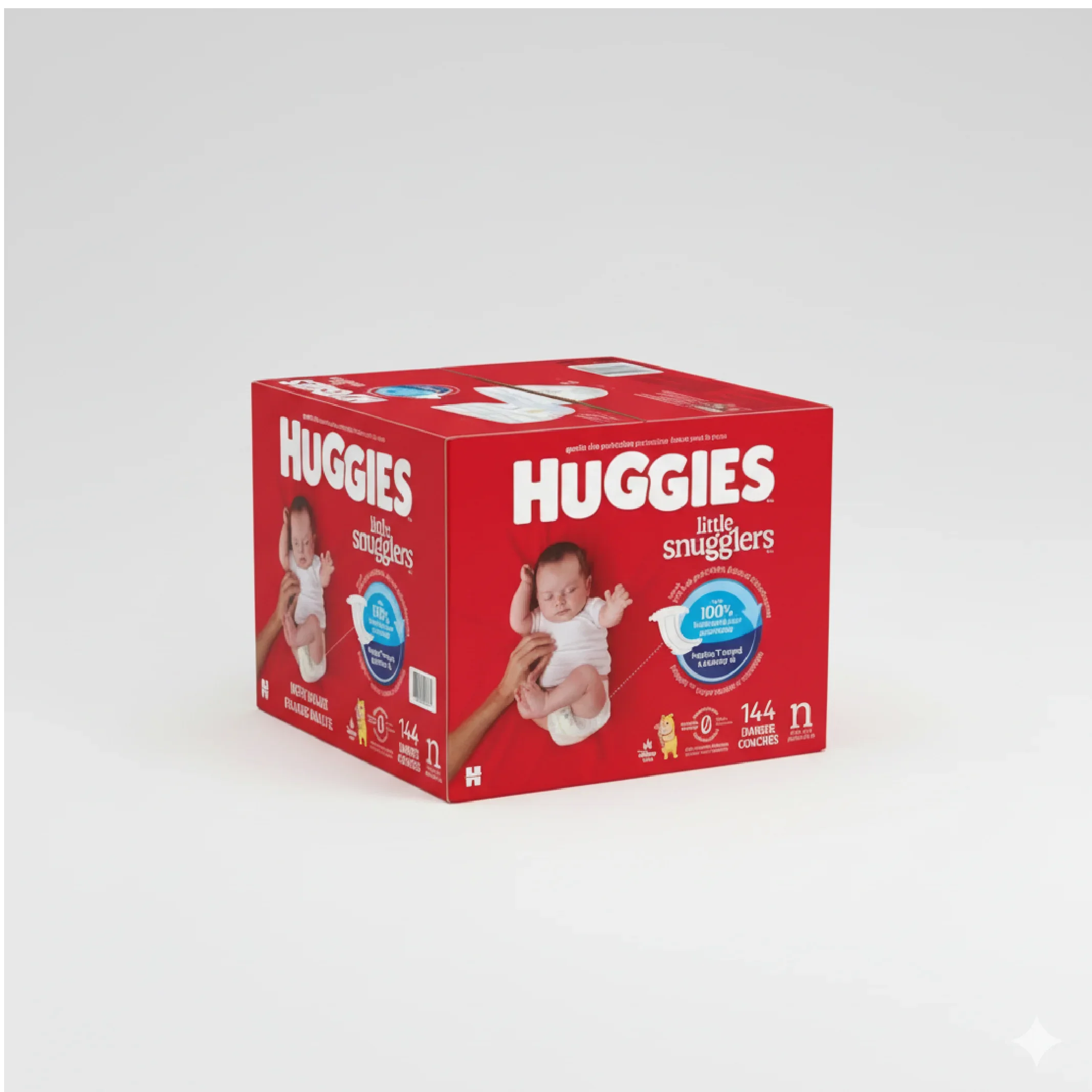 Huggies Little Snugglers Diapers – Newborn Size, Gentle Protection &amp; Leak Lock System — Diapers — Chikaro
