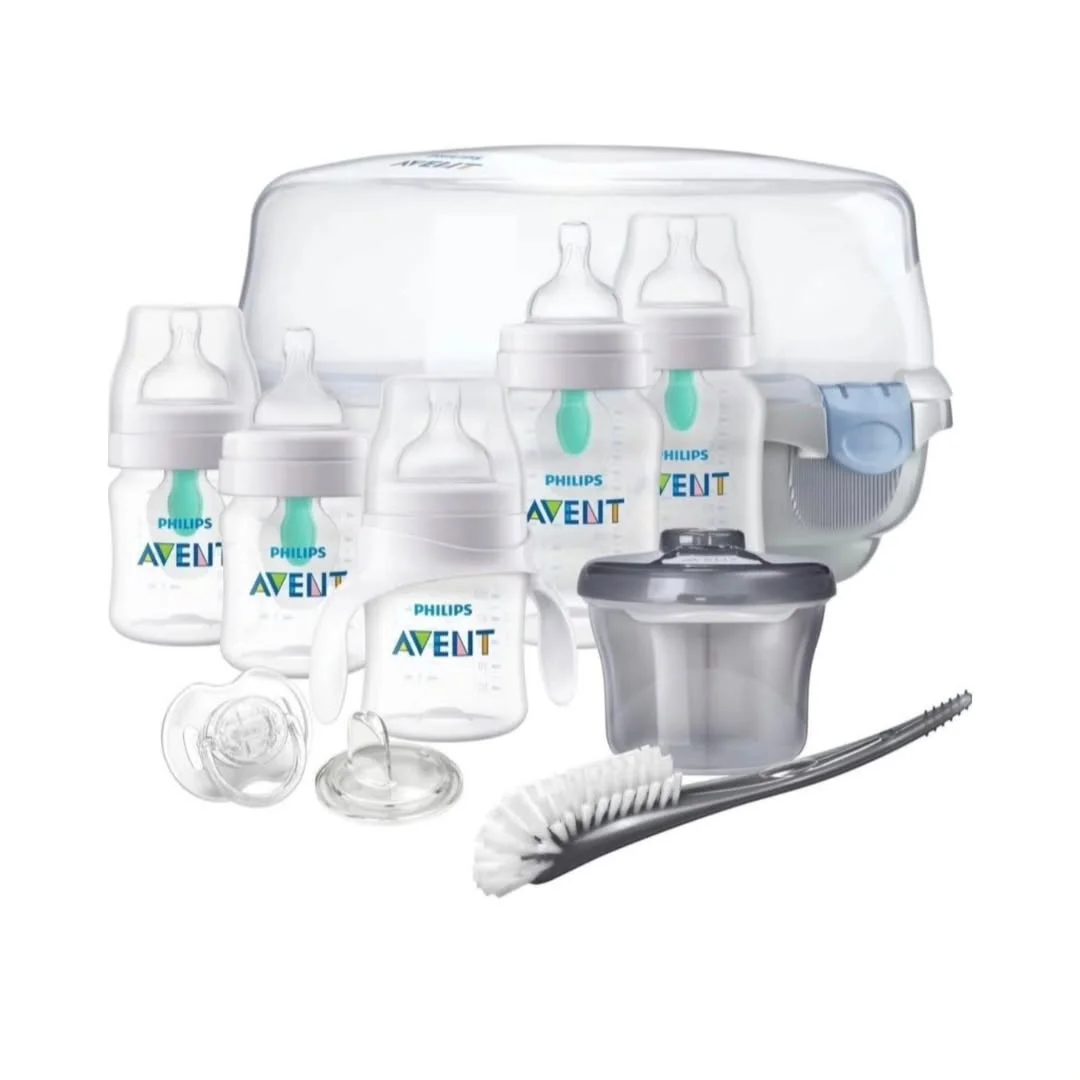 Philips Avent Newborn Baby Bottle Starter Set – Natural Response Nipples, Complete Feeding Kit — Feeding — Chikaro