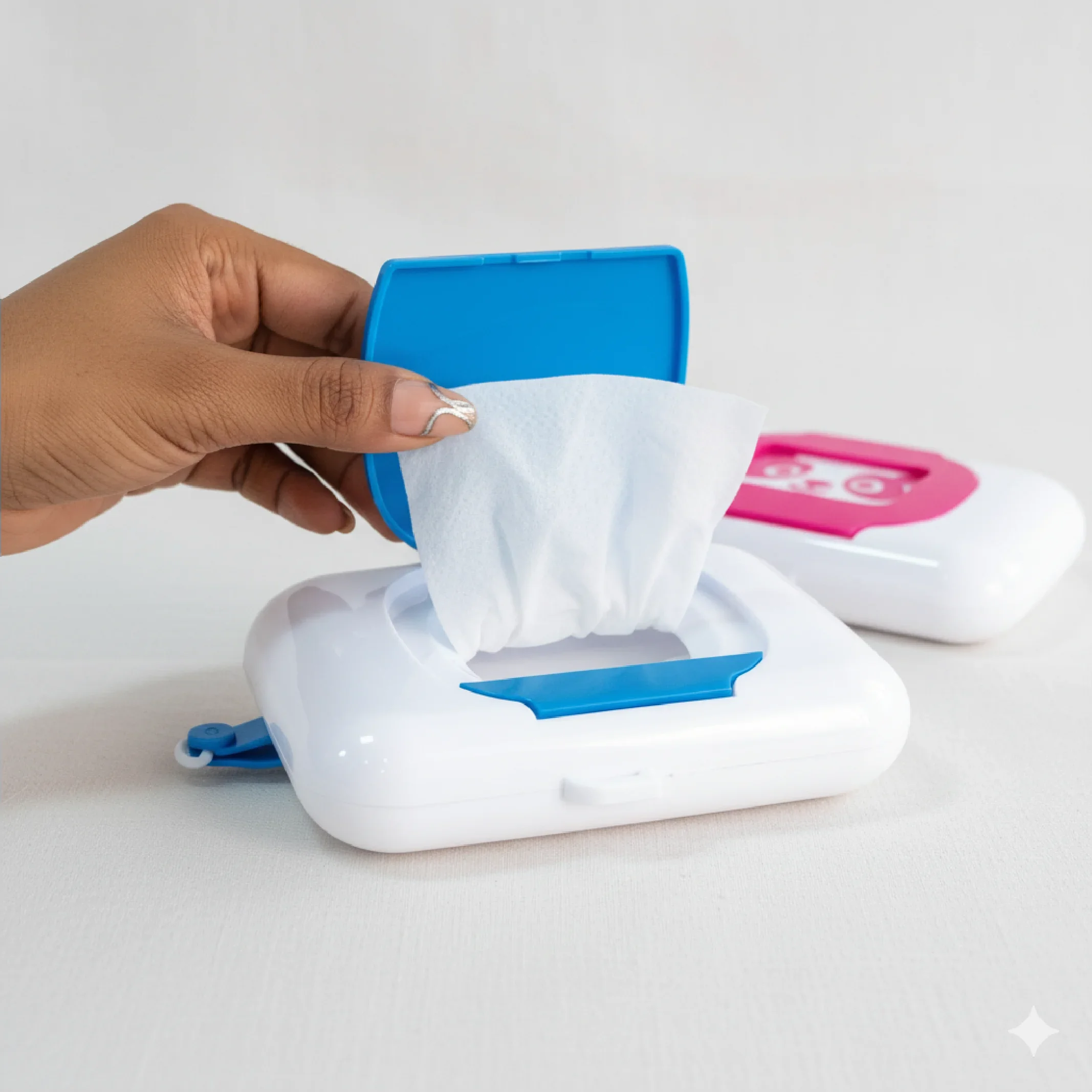 Baby Wipes Case – Portable, Refillable &amp; Hygienic Wipes Storage Dispenser — Wipes — Chikaro