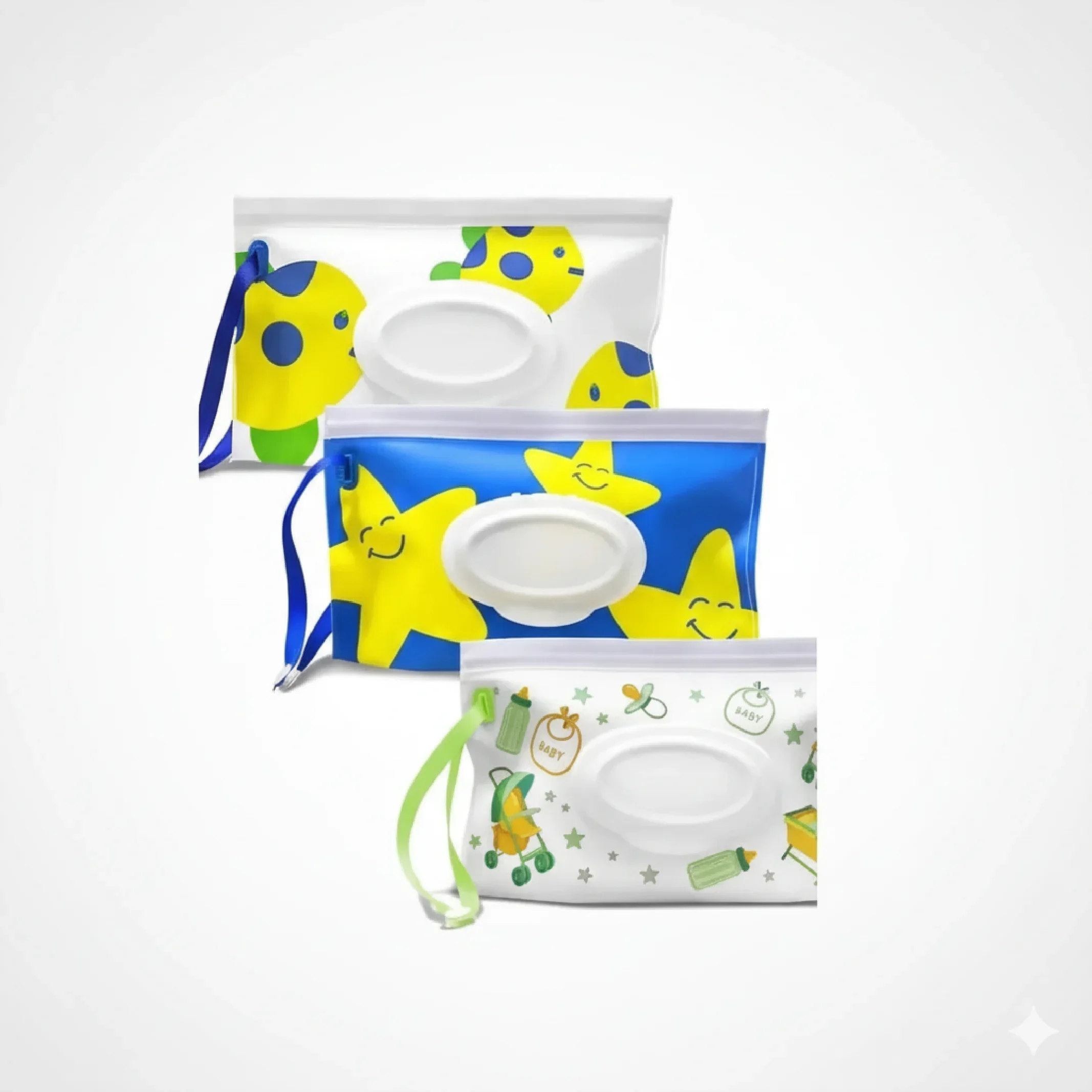 Baby Wipes Storage Pouch – Portable, Refillable &amp; Moisture-Lock Wipes Holder — Wipes — Chikaro