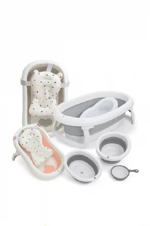 Baby Bather – Foldable Bath Support for Safe &amp; Comfortable Bath Time — Bath — Chikaro