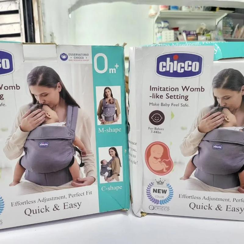 Chicco Baby Carrier – Adjustable, Foldable Neck Pad, Padded Comfort — Mom Essentials — Chikaro