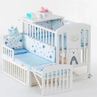 Baby Cot with Mattress