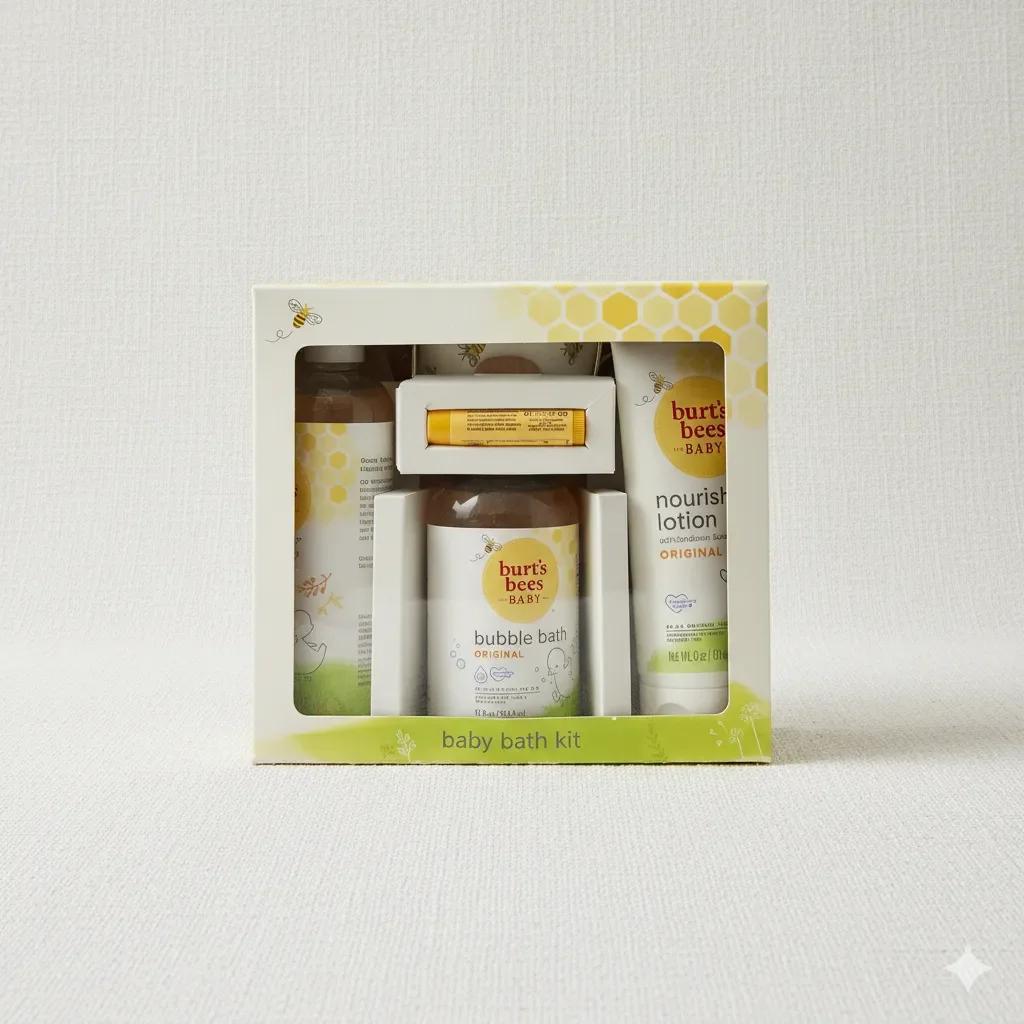 Burt’s Bees Baby Bath Kit 5 Pieces Set — Bath — Chikaro